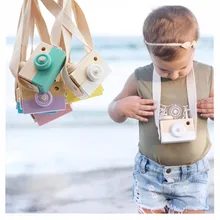 Милый лес камера видеокамера детский Косплей Реквизит фотография фотосъемка декорация обучающая детская подвесная Шея деревянные игрушки