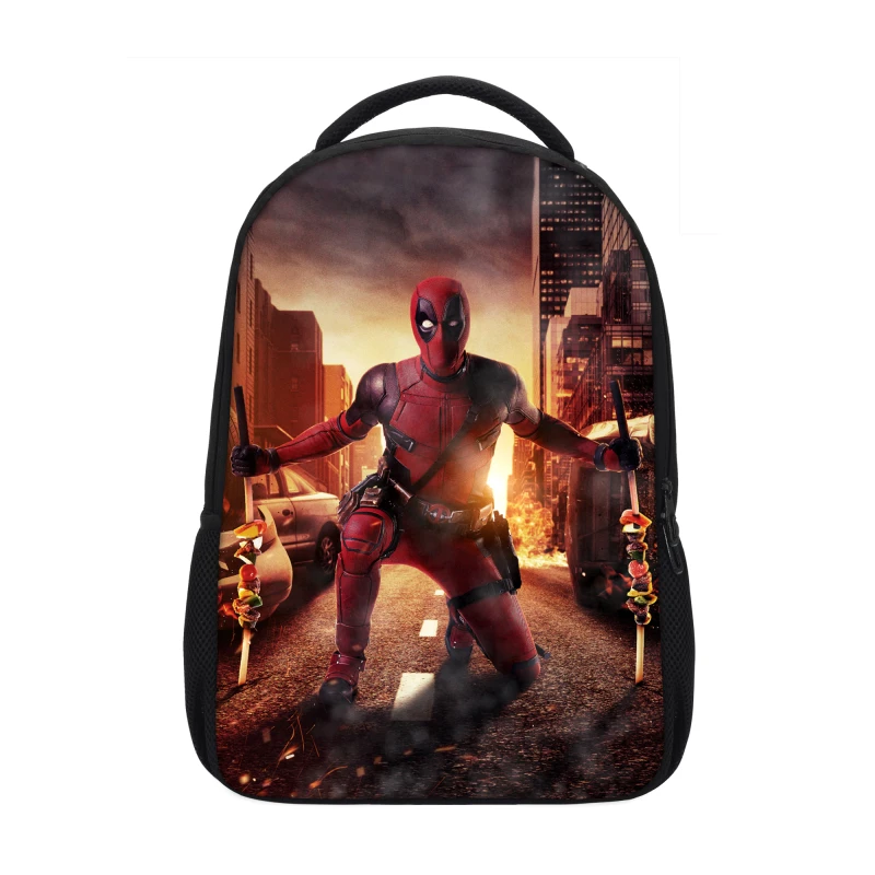 

VEEVANV Brand Design Backpacks For Men Women Fashion Marvel Deadpool Prints Shoulder Bag Casual Travel Backpacks Mochila Escolar