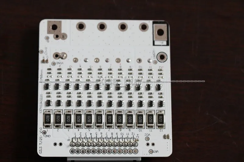 12S защита батареи BMS PCB плата для 12 упаковок 36В фосфатные литиевые ячейки макс. 15а с