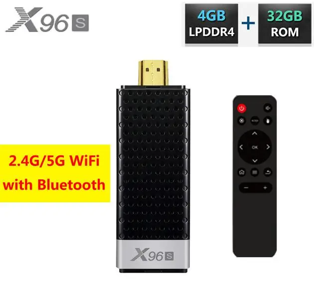 X96 X96 S 4K Android 9,0 ТВ-карта Amlogic S905Y2 четырехъядерный LPDDR4 4G 32G Мини-ПК 2,4G 5G Wifi BT4.2 1080P HD Miracast tv dongle - Цвет: RAM 4GB ROM 32GB