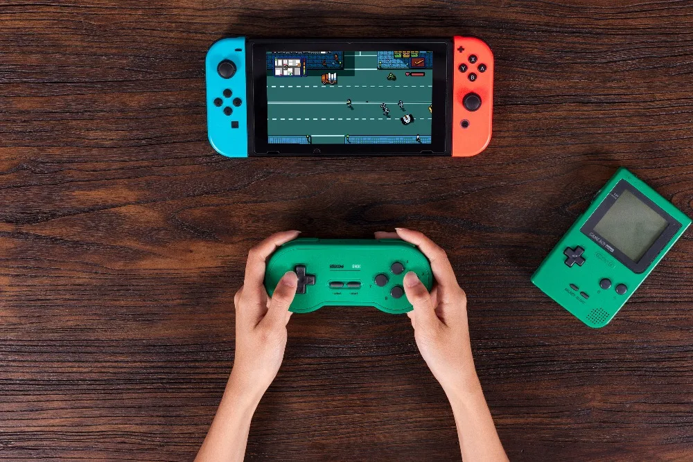 8bitdo SN30 Беспроводной Bluetooth контроллер цвета радуги Поддержка nintendo переключатель Android MacOS геймпад