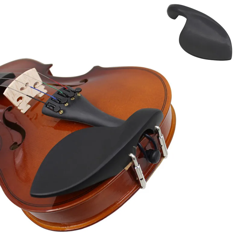 

Portable Ebony Wood Violin Chin Rest Fiddle Support Pad Musical Instrument Violin Parts Accessories