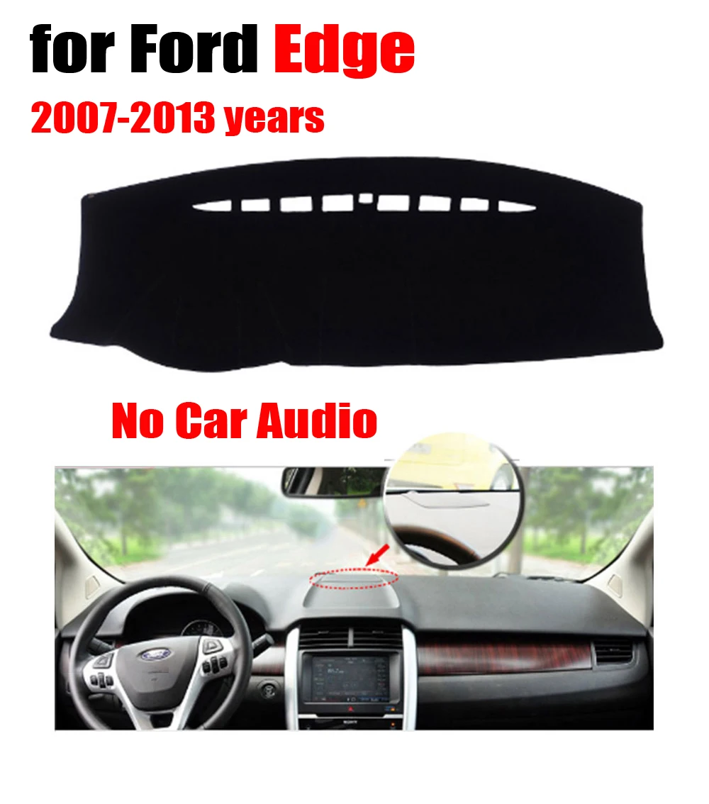Car dashboard covers mat for Ford Edge 2007 2013 Low configuration Left