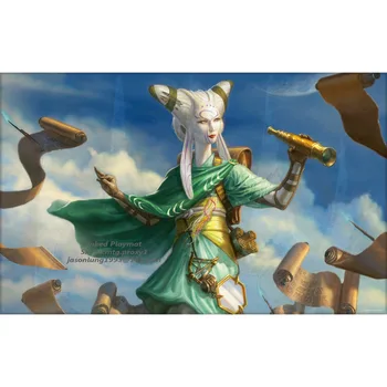 

High Quality Limited Edition Planswalker Tamiyo MGT Board Games Cards Playmat 2MM Thickness Custom Printed MGT Cards Playmat