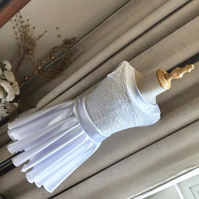 Изящное белое кружевное платье для танцев для девочек, Высококачественная юбка для бальных танцев с кисточками на заказ, платья для латиноамериканских танцев, детский костюм для соревнований