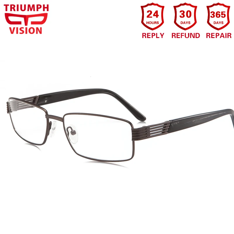 Фотохромные очки TRIUMPH VISION для мужчин Рецептурные мужские прямоугольные
