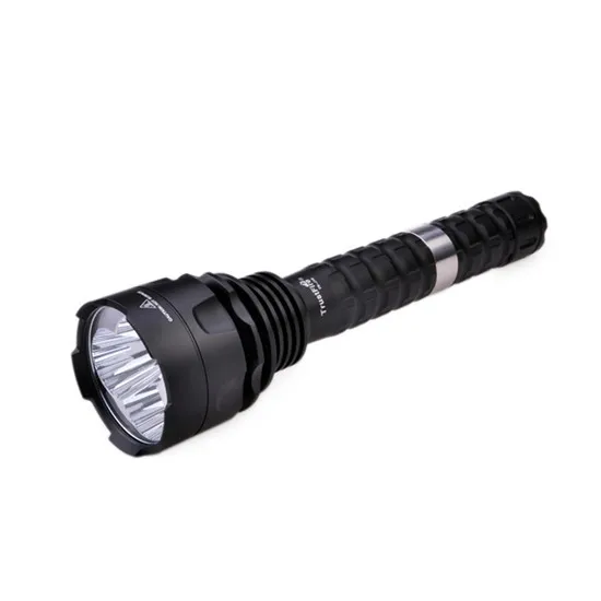 

TrustFire J-19 Cree XM-L2 T6 1200LM 5-Mode Led Flashlight by 3*32650/26650 protected Li Batteries-Black