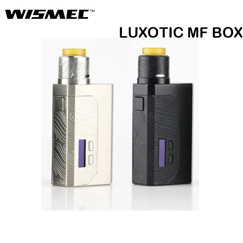 

Original Wismec Luxotic MF Box Kit With Squonk Box Mod Vape 100W and Guillotine V2 RDA Electronic Cigarette Vape Kit