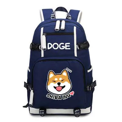 Рюкзак Doge Сиба ину Inu из мультфильма модная Холщовая Сумка для косплея Женский