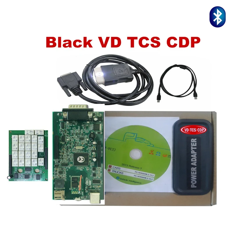

Fast Free Shipping! Newest version 2016.R0 software Black VD tcs cdp pro scanner for Cars Trucks 3in1 auto obd2 diagnostic tool