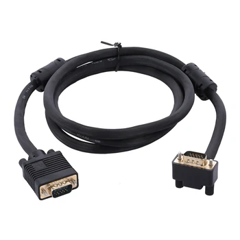 

Projector Cable VGA 3+9 RGB 15Pin Male to Male Projector Monitor Cable 90 Degree Up Angled 1.5M VGA 3+9 Core Video Cable