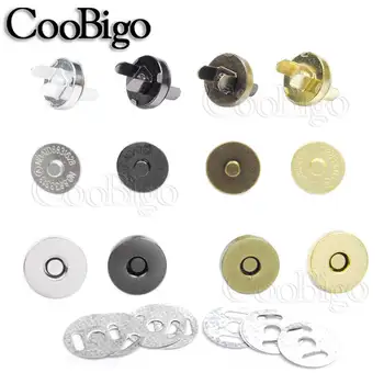

5 sets Magnetic Snap Buttons Fasteners Clasps Magnet buckle for DIY Wallet Handbag Sewing Craft Leather Coat Accessories