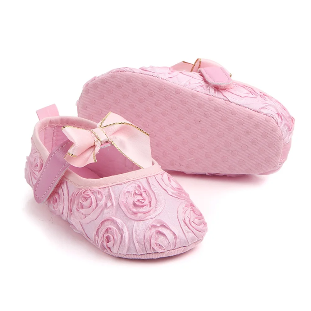 Новорожденный ребенок сладкая девочка цветок круглая резинка новорожденный прогулочная мягкая обувь головной убор