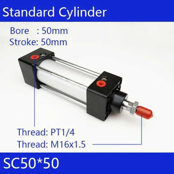 Optional magnet SC50*50 50mm Bore 50mm Stroke SC50X50 SC Series Single Rod Standard Pneumatic Air Cylinder SC50-50
Optional magnet SC50*50 50mm Bore 50mm Stroke SC50X50 SC Series Single Rod Standard Pneumatic Air Cylinder SC50-50