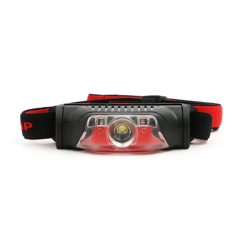 MINI Led Headlamp XPE + 2LED Red + White light 4 Modes Outdoor