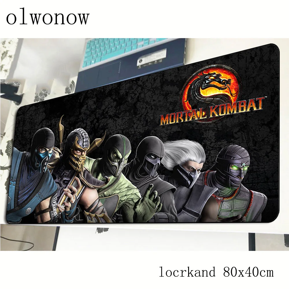 Mortal kombat коврик для мыши 800x400x3 мм xl игровой коврик для мыши геймерский коврик красочный игровой компьютерный стол padmouse клавиатура большие игровые коврики