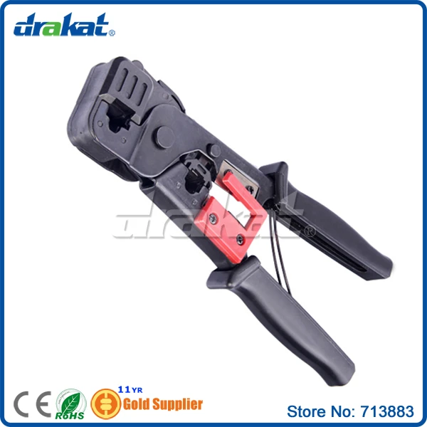Высокое качество обжимной инструмент RJ45 RJ11 8 P/6 P для сети и телефонных