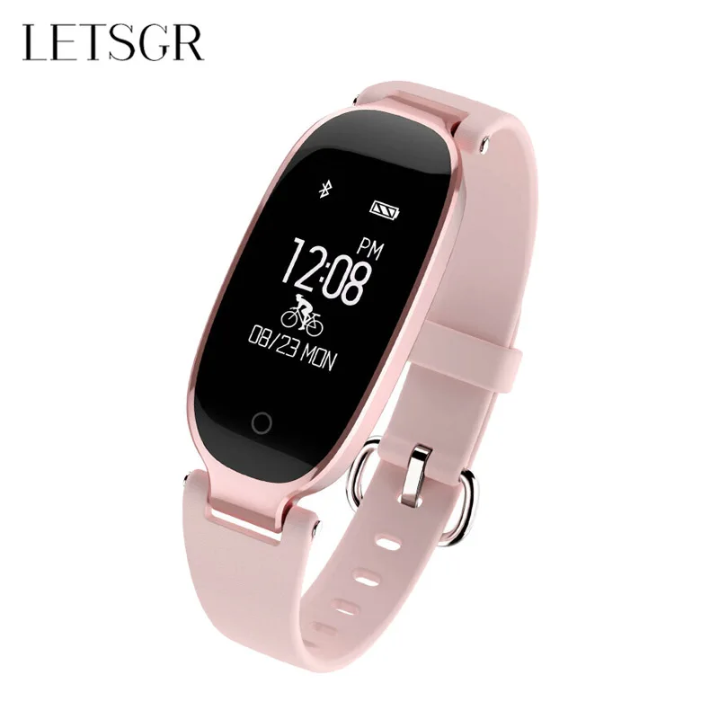 LETSGR Bluetooth Сенсорный экран Смарт спортивные наручные часы женские модные умные