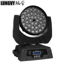 Зум 36x10 Вт RGBW Led движущаяся головка с новой уникальной технологией рассеивания света профессиональный для ди-Джея свет освещение сценическое освещение DMX512 14CH