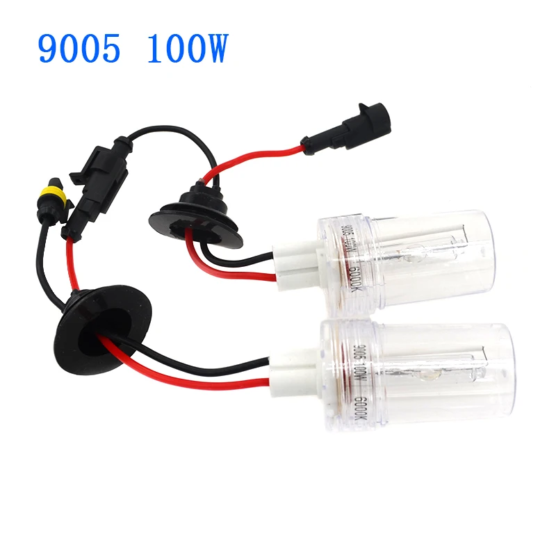 Высокая Мощность 100 Вт xenon HID лампы 12 V 24 V 100 W керамика H1 H3 H7 H11 9005 9006 D2H HID лампы 4300 K 6000 K для автомобильных фар 100 Вт xenon HID комплект