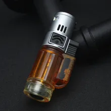 Микро одно сопло мини металлический газовый сварочный факел высокого давления прямой огонь ветрозащитный ligter