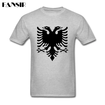 

Black Albanian Eagle Men T-shirt Homme Tshirt Man White Short Sleeve Custom Big Size Tops Tee For Adult