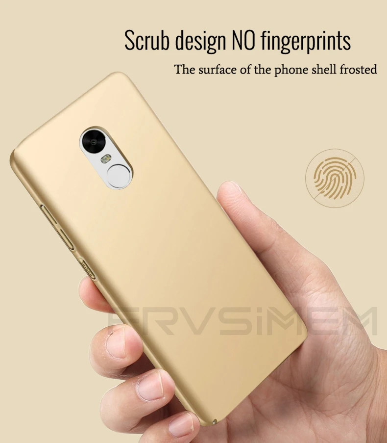 Жесткий ПК Frvsimem для Xiaomi Mi5 5S Plus A1 Mi6 Plus Redmi 3 3s 4 4A 5A Pro Global Note 3 4X Prime полный чехол Пластиковые чехлы для телефонов