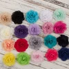 1PC 20 colores 8,5 cm gasa suave pétalos pelo broches en forma flores para diadema Rosa Flores de tela para artesanía accesorios para el cabello ► Foto 1/6