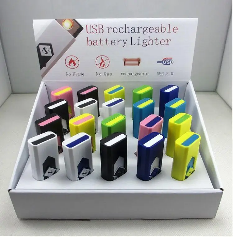 New Fashion USB Lighter Rechargeable usb torch lighters electric electronic lighters for