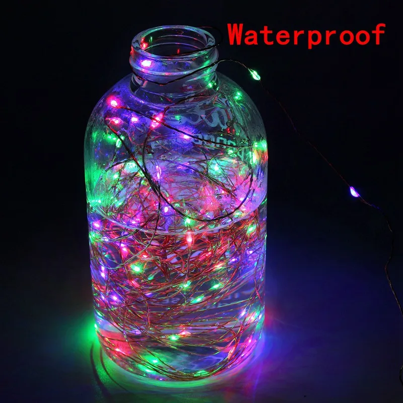 20 50 100 LED String lights DC5V USB LED Strip Fairy Copper Wire Indoor Outdoor lights Decorative TV PC Wedding Party Christmas