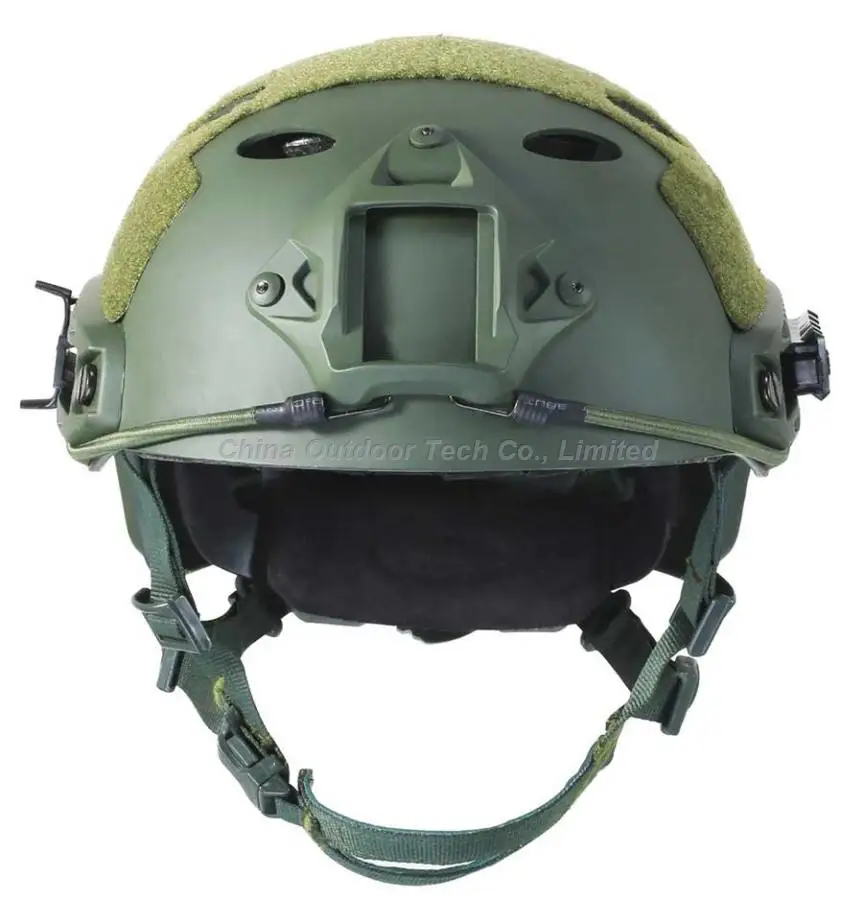 Тактический Быстрый Шлем Регулируемый ABS шлем с боковыми рельсами и NVG крепление
