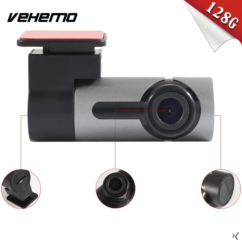 

VEHEMO WIFI HD Detector Night Vision Camcorder Driving Recorder Motion Detection Dash Cam Car Camera Video Recorder
