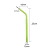 UPORS Collapsible Straw with Box Food Grade Folding Silicone Reusable Drinking Straw Eco Friendly Foldable Straw 1pcs ► Photo 2/6