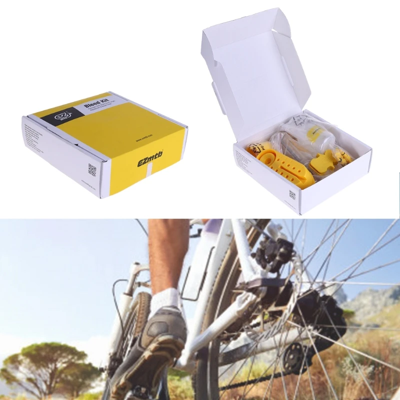 Best 1 Set Bicycle Disc Brake Oiling Tool Bottle Funnel Repair Bleed Kit For Shimano Free Sshipping