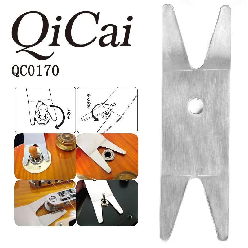 

Гаечный ключ QiCai QC0170, многофункциональный инструмент для акустической, электрической и басовой гитары, для быстрой фиксации