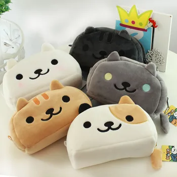 

Creative Cartoon pencilcase School pencil case cute kitty plush stationery bag storage bag