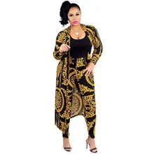 Африканский для женщин наборы Африканский принт эластичный Базен мешковатые брюки рок стиль Дашики рукав известный костюм для леди