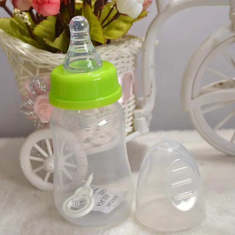 Бутылочка для молока для новорожденных, медицинская pp 120 мл, автоматическая Антиколиковая бутылочка с вентиляционным отверстием для 0-24 месяцев - Цвет: Green