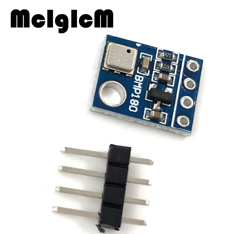 

MCIGICM free shipping GY-68 BMP180 GY68 Digital Barometric Pressure Sensor Board Module compatible with BMP085