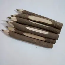 100 шт/партия Новая мода винтажная ручная деревянная экологическая шариковая ручка/милая Шариковая ручка