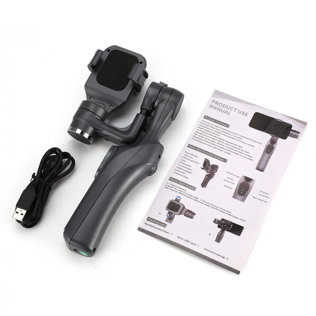 

JJ-1S 2-axis Smartphone Brushless Handheld Gimbal Tray Stabilizer for GOPRO/YI/SARGO/MEEE GOU Sport Action Camera toys