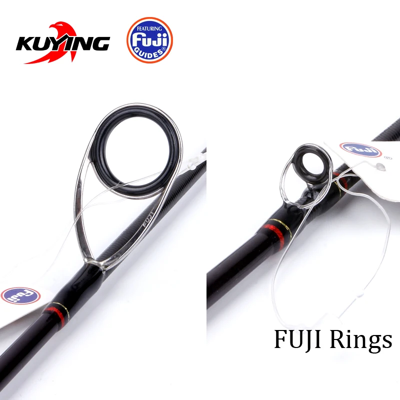Ультралегкая мягкая рыболовная удочка KUYING Teton 1 8 м 9 92 UL кастинговое удилище из