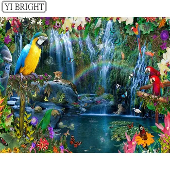 

5D DIY Diamond Mosaic Embroidery parrot Diamond Painting Full Square/Round Rhinestone Cross-stitch home Decoration