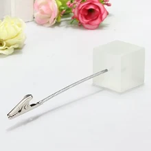 Хорошая памятка Холтер держатель для карт Memo клип фото держатель с аллигатором клип прозрачный