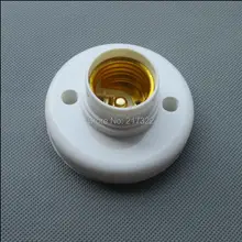 10 шт./лот, E27 основание светильника держатель E27 ламповая арматура исправить Базовая светодиодная лампа, испытание на старение держатель E27 разъем