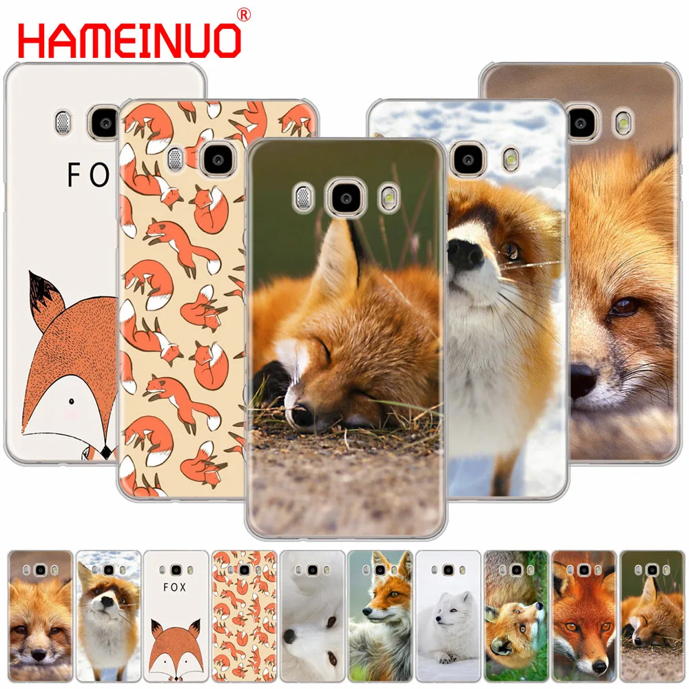 

HAMEINUO A cute fox cover phone case for Samsung Galaxy J1 J2 J3 J5 J7 MINI ACE 2016 2015 prime