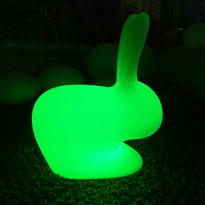 Luzes da Noite Lâmpadas de Cabeceira para Crianças Pequeno Coelho Casa Decoração Led Controle Remoto Cama Quarto Bebê Criança Presente Natal Cor Rgb 9 lâmpadas de cabeceira para crianças bebê criança presente natal