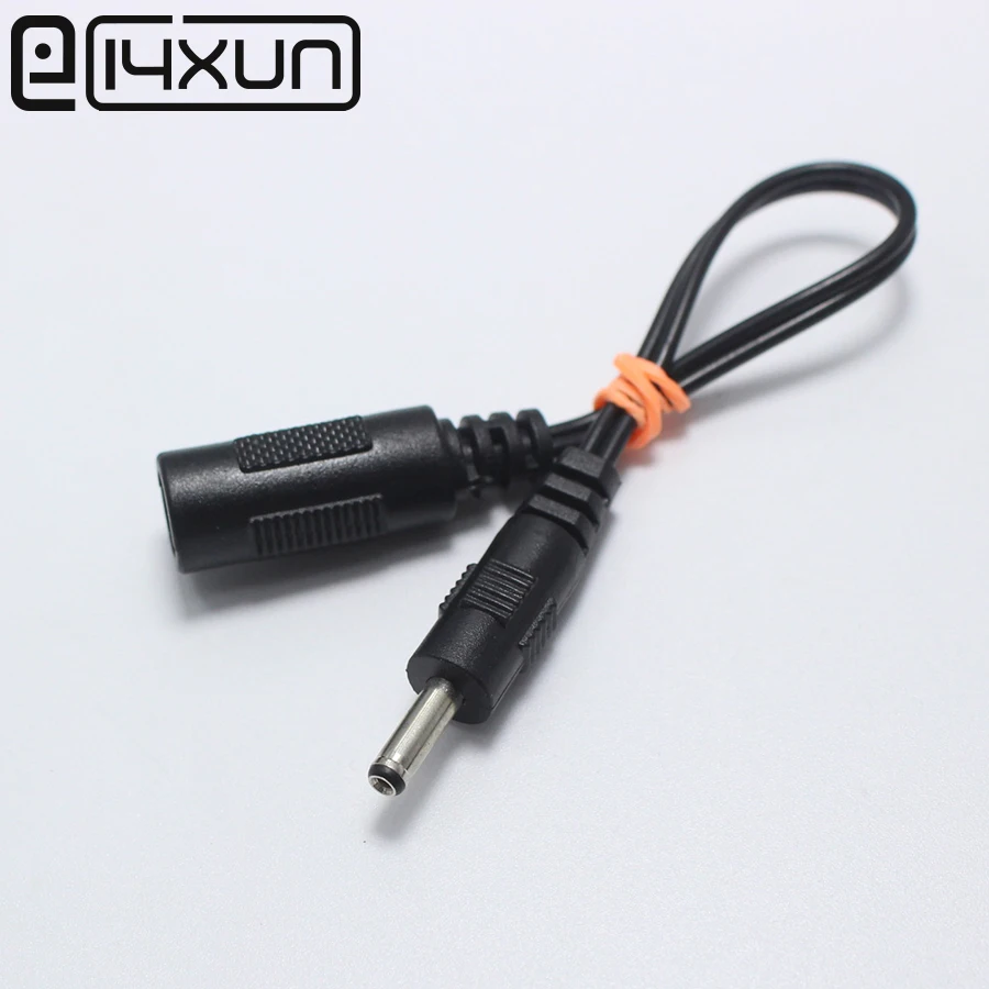 

1Pcs/lot 3.5*1.35mm Male plug to 5.5*2.1mm Female Jack socket with about 17cm wire cable DC Power Splitter Adapter