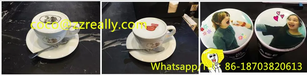  3D coffee printing machine & Latte art Cofee printing machine & Cream & yoghourt etc printing direc