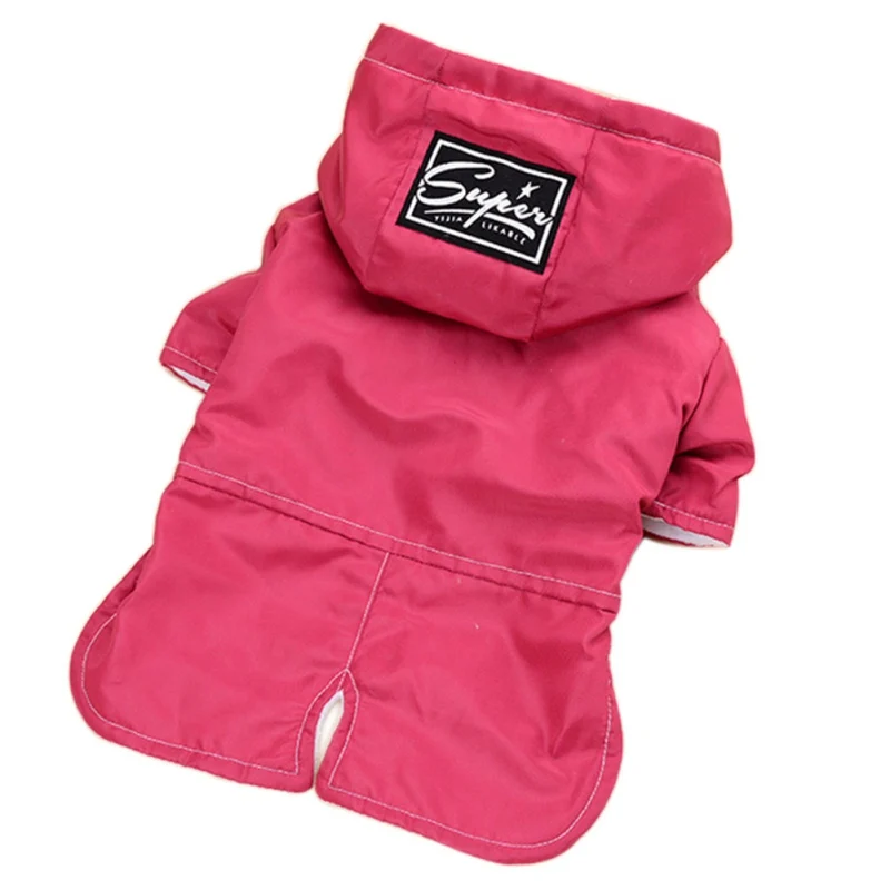 

Dog Clothes Winter Warm Dog Coat for Small to Large Dogs Waterproof Reversible Jacket Elastic Raincoat Clothes for Dogs